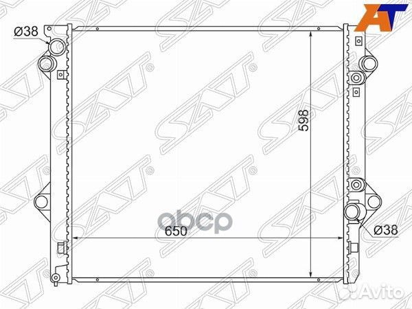 Радиатор Toyota Land Cruiser Prado (J120) 02-09