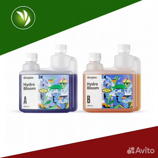 Минеральное удобрение simplex Hydro Bloom A+B 0,5L