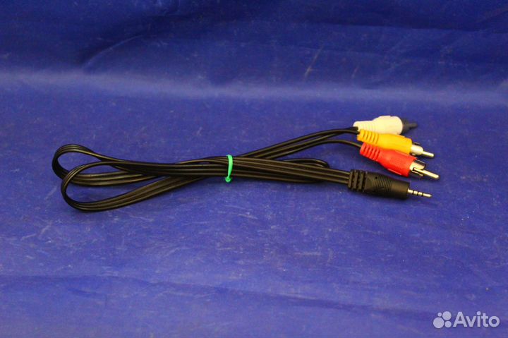 Кабель Шнур соединительный 3,5мм trrs 3RCA, 1.0м