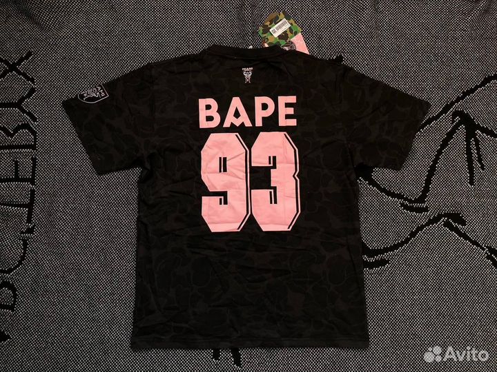 Футболка Bape x Inter Miami черная