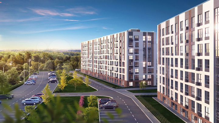 2-к. квартира, 60,8 м², 1/7 эт.