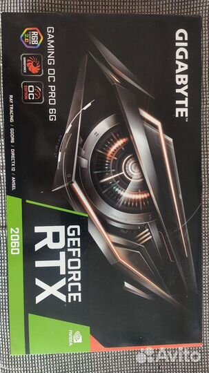 Gigabyte GeForce RTX 2060 gaming OC PRO 6GB