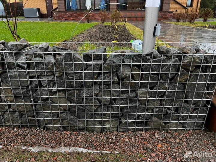 Оцинкованная сетка / Забор под ключ / яч.150х30мм