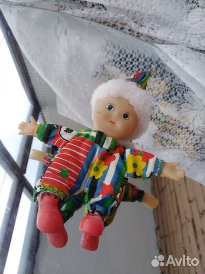Игрушка Гномик Винил/Текстиль Югославия СССР