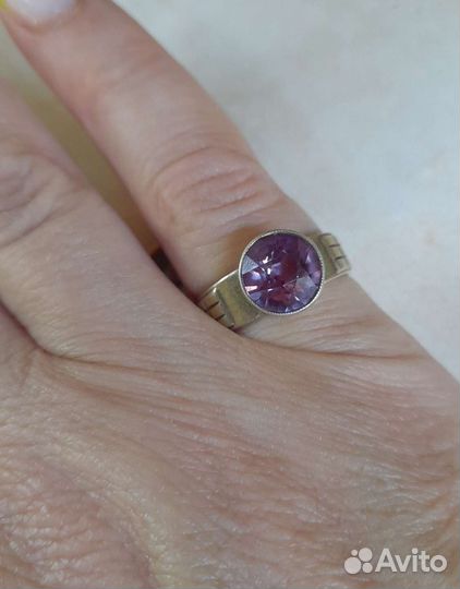 Винтаж серебряное кольцо СССР