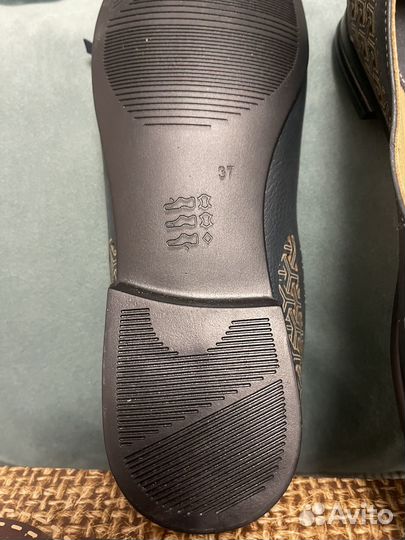 Балетки натуральная кожа 37