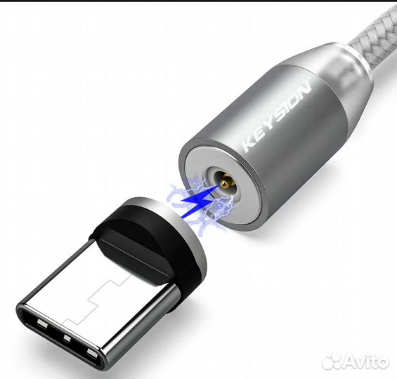 Keysion Online Магнитный кабель USB-Type 2 м