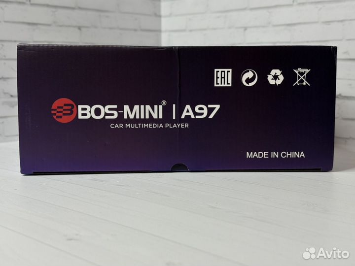 Магнитола Bos mini A97 android 4/64 9 дюйм Тесла