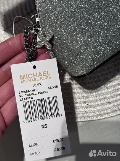 Новая косметичка michael kors оригинал silver