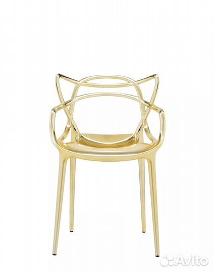 Стулья с подлокотниками Kartell Италия золотой