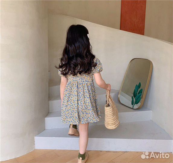 Новое платье для девочки размер 110 и 120