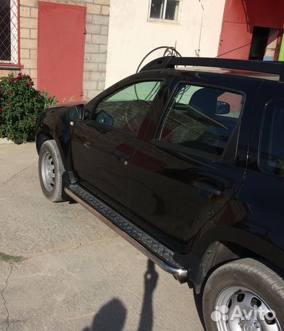 Renault Duster 2017 Пороги с накладным листом