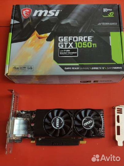 Видеокарта MSI GTX 1050 Ti LP 4Гб