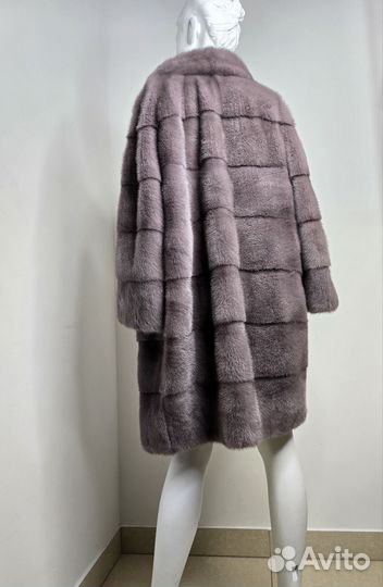 Шуба норковая 48'50 кокон длина 88 см