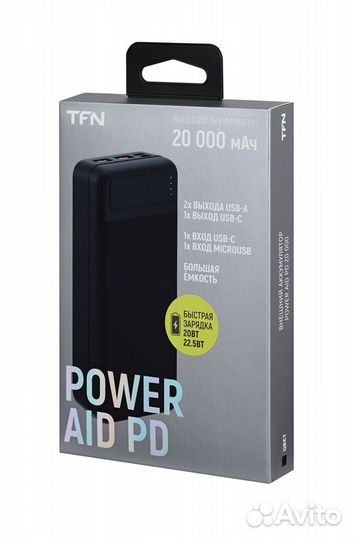 Повербанк TFN Power Aid 20000mAh