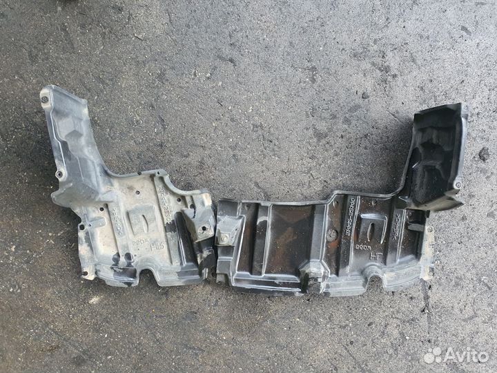 Защита двс право c Toyota Aqua NHP10 1NZ-FXE