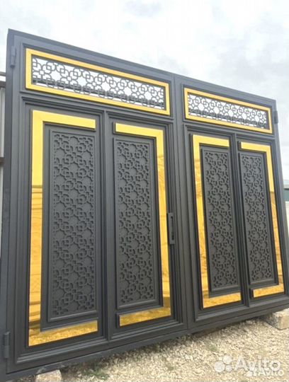 Кованые ворота под ключ o-8452