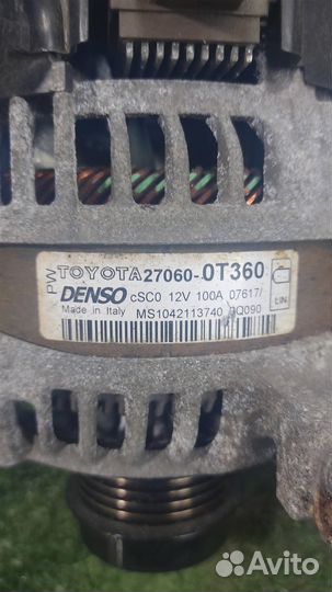 Генератор Toyota Verso R2 2017