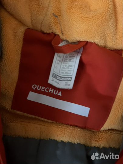 Куртка зимняя теплая quechua 10-11 лет