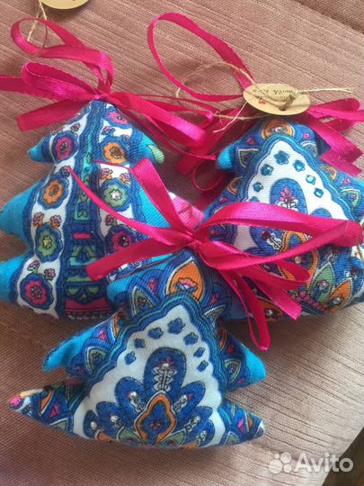 Елочные игрушки ручной работы