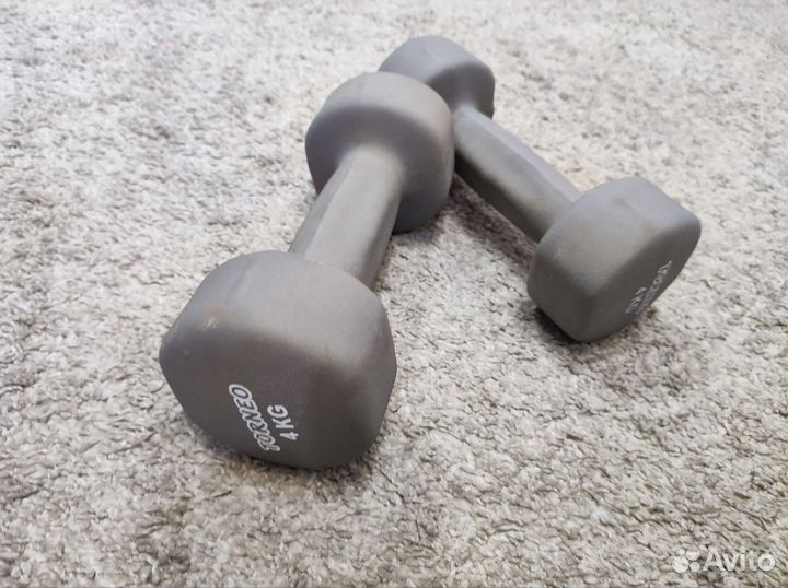 Гантели Torneo 8кг (2х4)