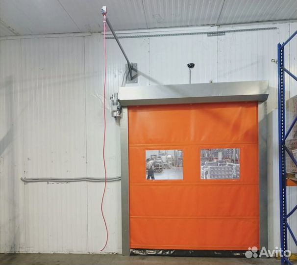 Скоростные рулонные ворота из пвх