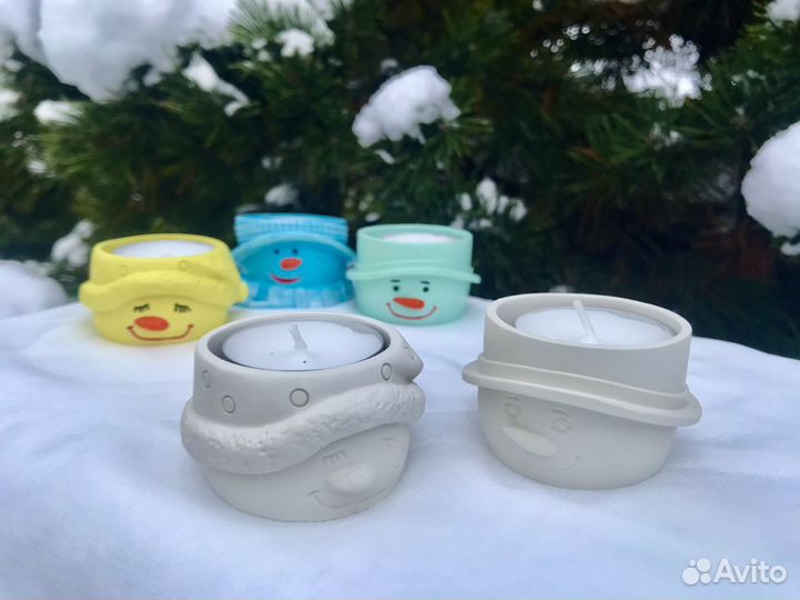Фигурки раскраски из гипса