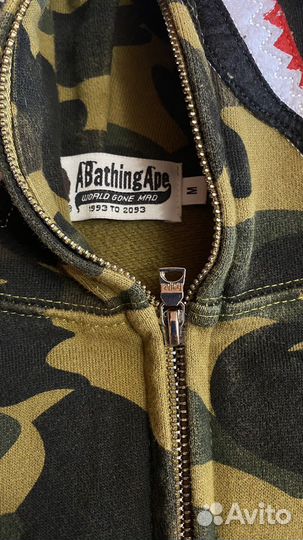 Зип худи bape shark