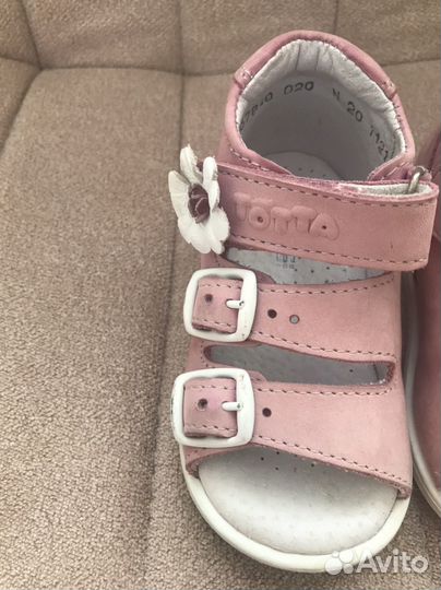 Сандалии для девочки 20 размер