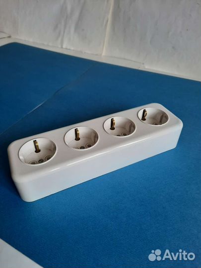 Адаптор-евро-на 4 розетки
