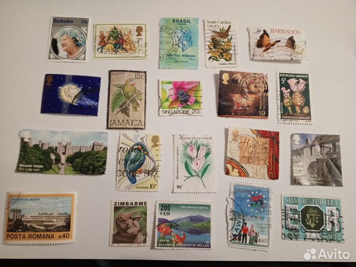 Набор марок 187 штук