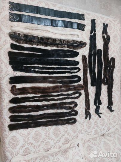 Пояса для норковой шубы новые