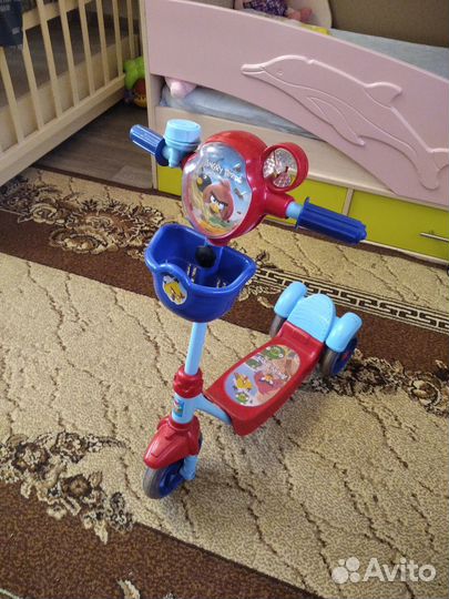 Самокат детский трехколесный