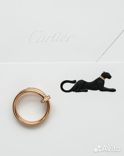 Кольцо Cartier Juste un Clou c бриллиантами