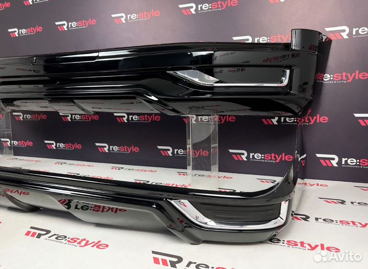 Обвес Toyota Land Cruiser 200 с 16г Черный D2332