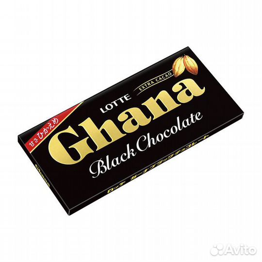 Шоколад lotte Chana черный - 70г