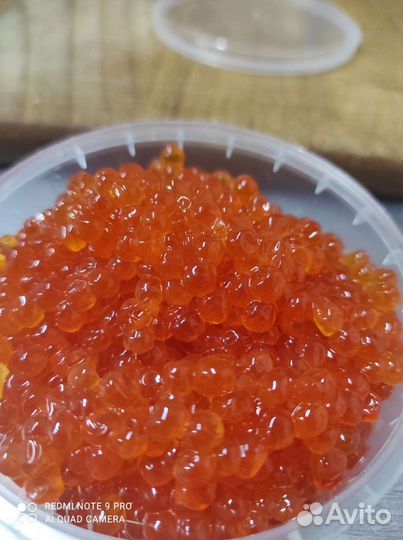 Красная икра (горбуши и кеты)