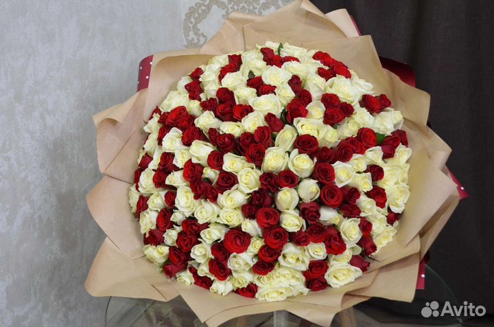 201 роза Букет доставка