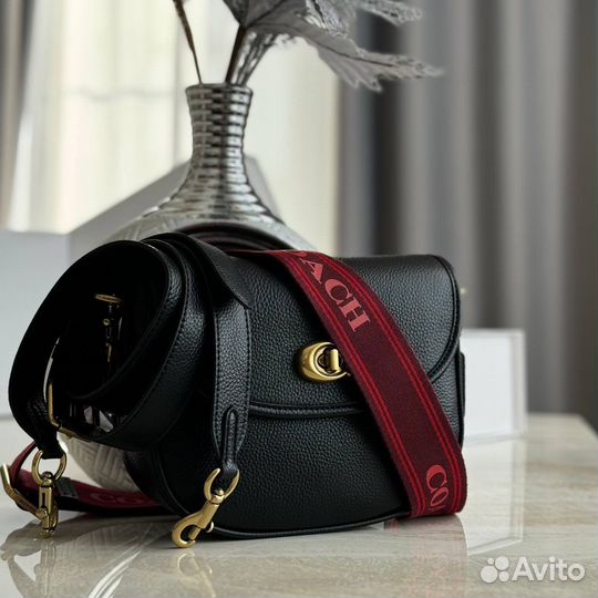 Сумка Coach натуральная кожа