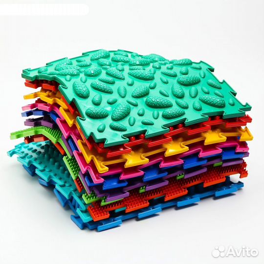 Развивающий модульный ортопедический коврик