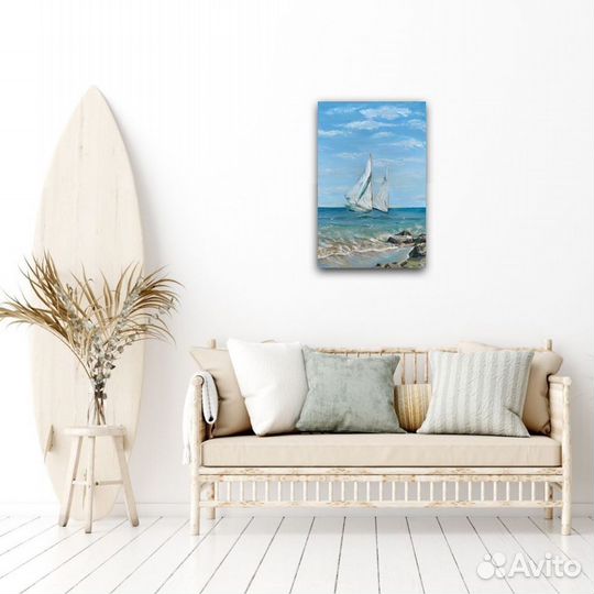 Картина на холсте маслом интерьерная