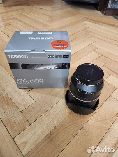 Объектив для Canon ef Tamron SP 24-70 F2.8 Di VC