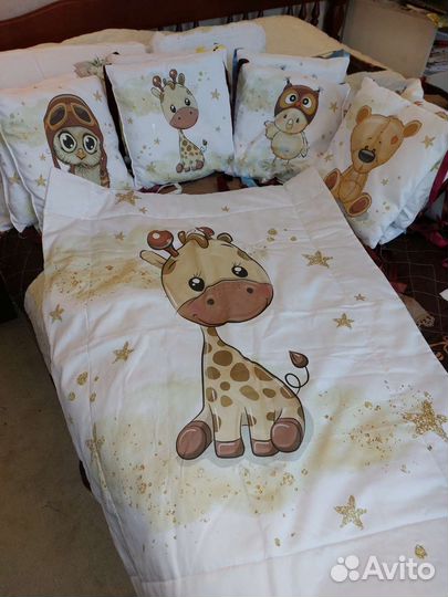 Бортики в кроватку