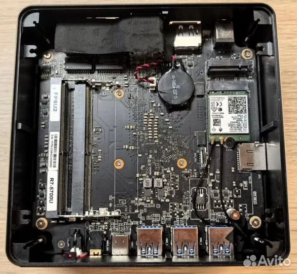 Мини PC Ryzеn 7 5700u + озу 16 Гб + SSD 120Гб