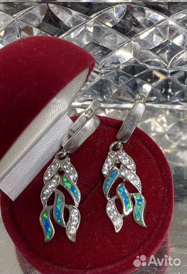Серьги серебро 925 проба