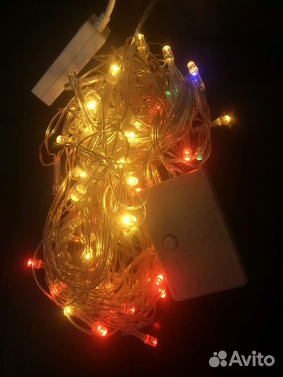 Гирлянда 9метров 7режимов новая