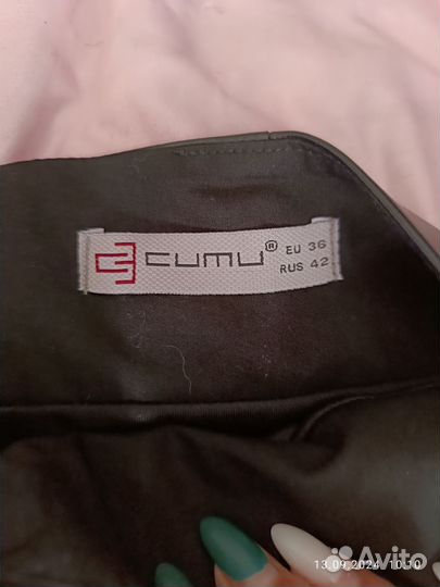 Кожаная юбка