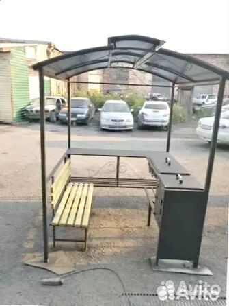 Мангал С крышей