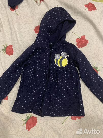 Вещи на девочку пакетом 86-92 фирменные, куртка, б