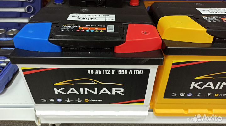 Акб 60Ач Kainar низкий на Ford Focus, Opel
